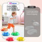Holyton Music & Light Up Stepping Stones For Kids,5 Pcs Stepping Stone,Non-Slip,Encourage Toddler Balance,Toddler Step Stone,Sensory Stepping Stones For 3 4 5 6 Years Old,Indoor & Outdoor Play