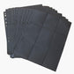 Wintra 1800 Pockets Trading Card Pages, 9-Pocket Side-Loading Card Sleeves Protectors, Sports Card Collector Album Sheets For Ring Binder(100 Background Pages)
