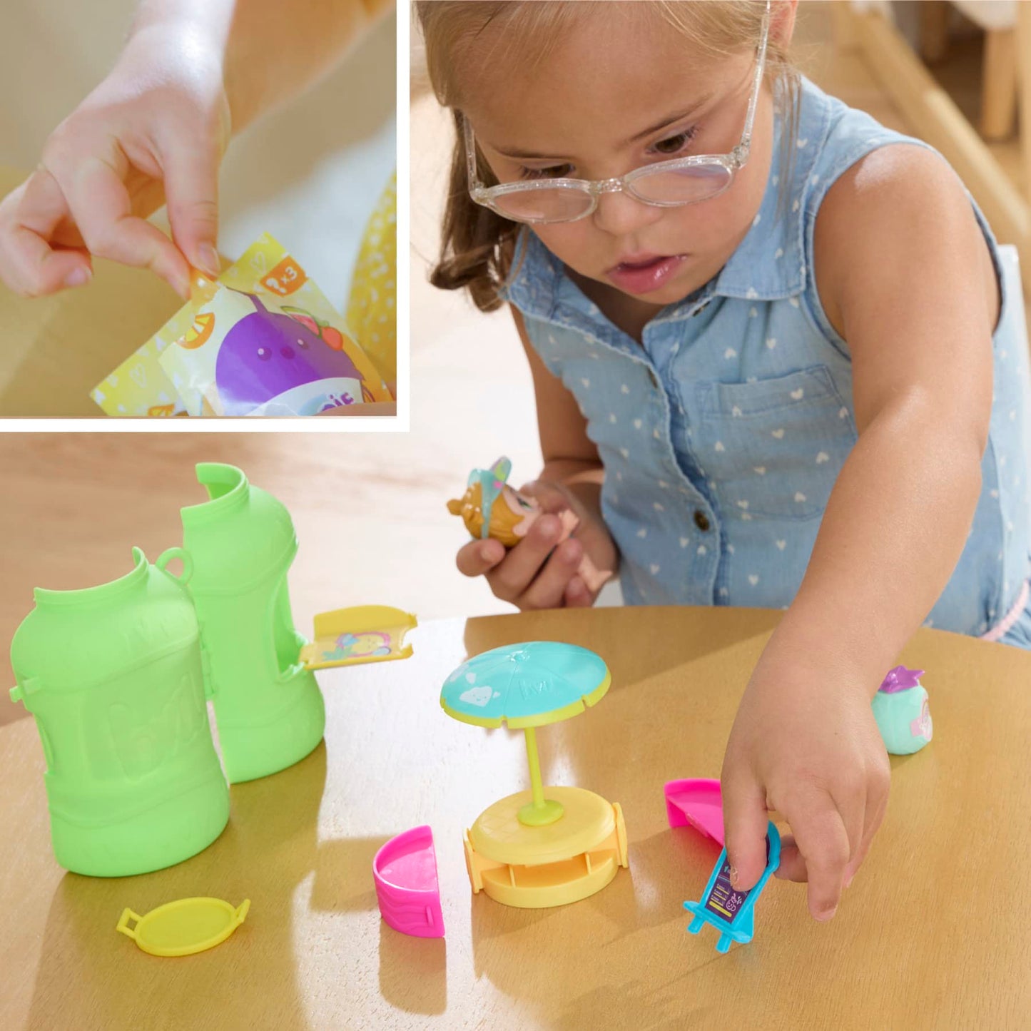 Baby Alive Foodie Cuties, Bottle, Sun Series 1, Surprise Toys For Girls, Baby Doll Set, 3-Inch, Kids 3 And Up