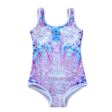 Hewtwerck Girls Birthday Outfit Costume Kids Fans Sparkles Lover Bodysuit Leotard Halloween Birthday Party Cosplay (Multicolour,
