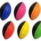 Lmc Products Mini Football 6-Pack - 5” Spiral Small Foam Football Kids Football - Mini Footballs 6-Pack - Easy Grip Soft Toddler Football For Kids (Red, Yellow, Blue, Pink, Orange, Green)