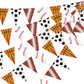 HESTYA 5 Pcs 49 Ft Sport Party Decorations Football Pennant Banner Pre-assembled Basketball Triangle Flag Bunting Garland for Ba