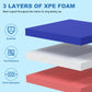 Kieperi 18 Ft 3-Layer Xpe Lily Pad Floating Mat, Double-Sided Use Floating Water Mat, Floating Mat For Lake, Pool, River, Sea(Re