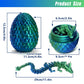 Generic 3D Printed Dragon Egg With Dragon Inside Easter Egg Full Articulated Dragon Crystal Dragon Fidget Toy Colorful Gift For