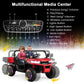 Costzon 24V Ride On Car, 2-Seater Electric Dump Truck W/Remote Control, Dump Bed & Shovel, 4 Spring Suspensions, Kids Utv W/Dual Rpm20000 Motors, Music, Wireless Design, Electric Car For Kids (Red)