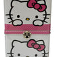 The Tin Box Company XL Hello Kitty Storage Tin with Handle - Pink and White, Tin Plate Steel, Model 697207