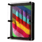 Sharkwill 3D Pin Art Sensory Toy Rainbow Needles Fidget Palm Board Extra Large(6 X 8 Inches) Arouse Sense Of Imagination Innovative Boundless Creativity