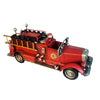 Parsaho Fire Truck American Antique Decorative Firetruck Model Statue Figurine Retro Style Handcraft Gifts Collectibles