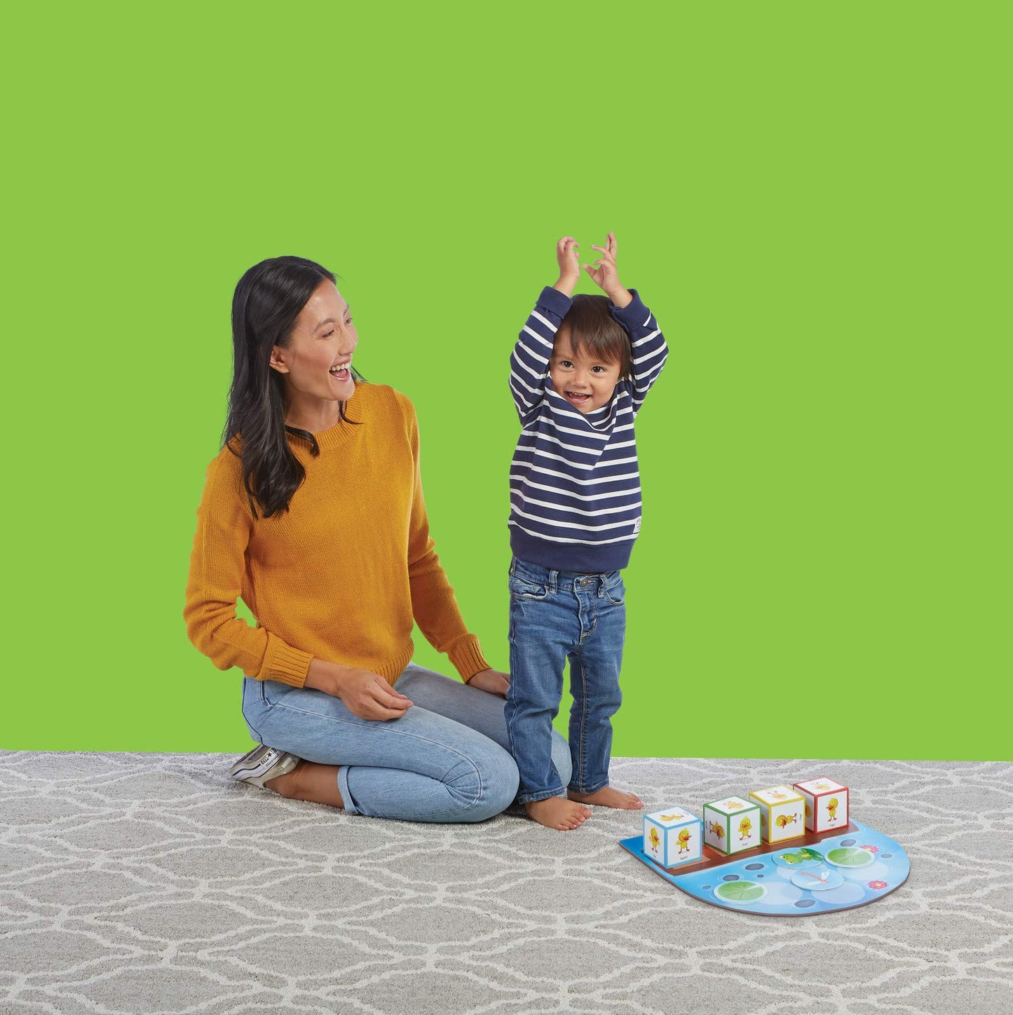 Peaceable Kingdom Games For Parents & Their 2-Year-Olds: Duck Duck Dance - Toddler & Preschool Board Game Of Moving Your Body & Following Directions