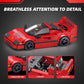 Vgd Car Building Kit With Display Case, Cool Collectible Model Super Race Car Building Blocks Set, 1:24 Scale Collectible Model