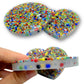 Petbsnvb 2Pcs 3.4' Circle And Heart Picking Pad, Skin Picking Fidget Toys