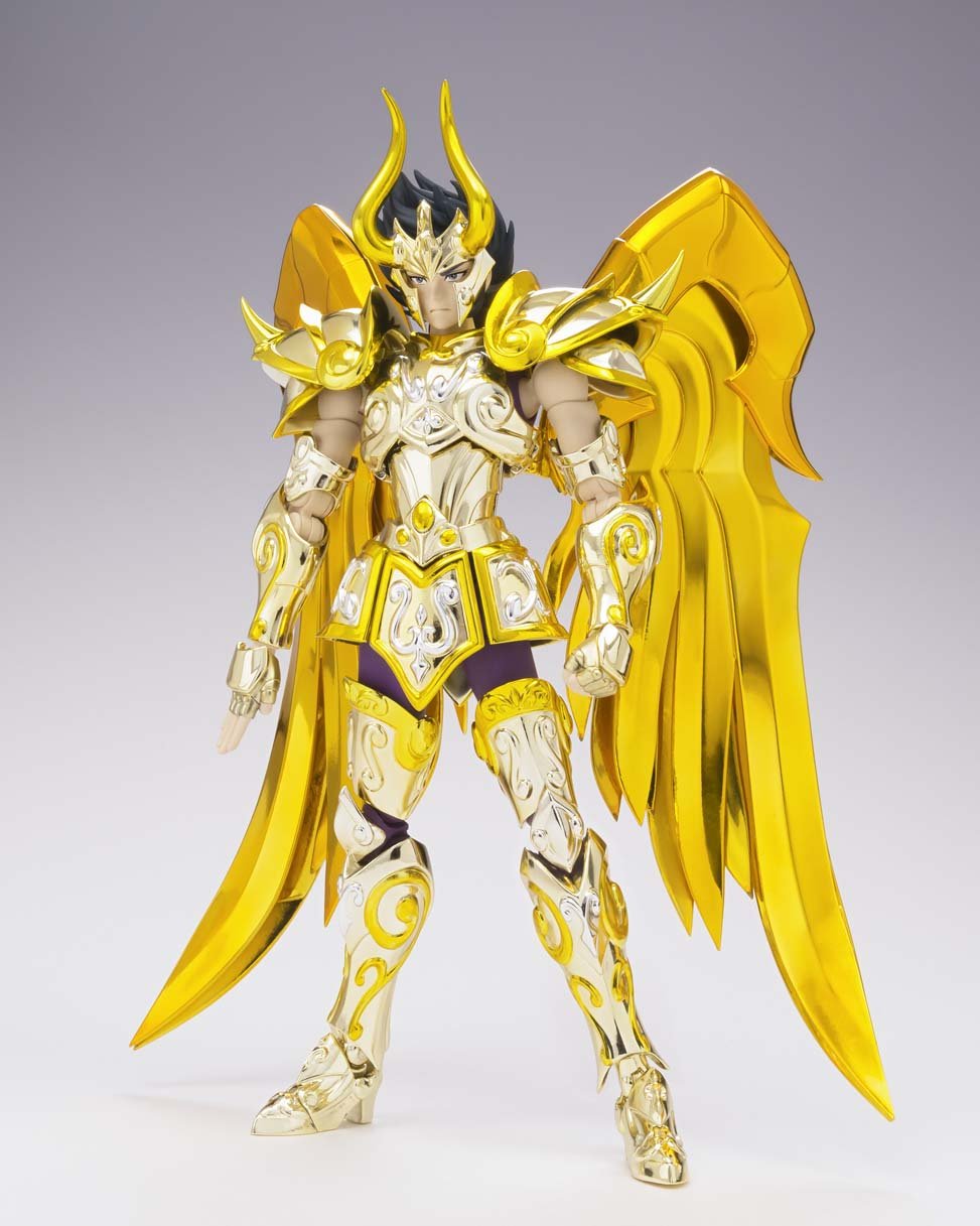 Tamashii Nations Saint Seiya Capricorn Shura God Cloth Saint Cloth Myth Action Figure, 8'