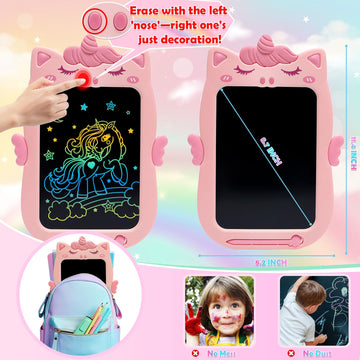 Toys For 1 2 3 Year Old Girl Gifts,10In Lcd Writing Tablet For Kids,Toddler Toys Age 1-2 Drawing Tablet,Doodle Board For Baby Gi