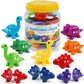 Montessori Numbers Sorting & Matching Sensory Toy, Double-Sided Patterns And Numbers Match Game 1-10 Recognition, Homeschooling 