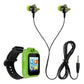 Playzoom Kids Smartwatch & Earbuds Set - Video Camera Selfies Stem Learning Educational Fun Games, Mp3 Music Player Audio Books