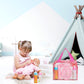Fash N Kolor,My Sweet Baby Disappearing Doll Feeding Set - Doll Feeding Set | Set Includes 2 Bottles, Doll Diapers, Diaper Bag, Blanket And 2 Pacifier (8 Pc Set)