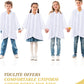Toulite 3 Pcs Unisex Matte Choir Robes Kids Graduation Gown for School Judge Robes Costume for Baptism Church Event Pastor(Size