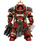 JOYTOY Warhammer 40k Blood Angels, 1/18 Blood Angels Legion Praetor in Tartaros Terminator Armour Action Figure Collect Model