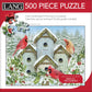 Lang Cardinal Birdhouse Puzzle - 500 Pc (5039174), Multicolor