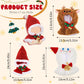 Simgoing 3 Set Christmas 17cm Doll Clothes (No Doll)  Santa Elk Snowman Cape Cute Outfit Clothes Dress up Accessories Suit for Collector Fans Display Toys Gifts