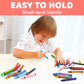 Jar Melo 24 Colors Jumbo Crayons for Toddlers, Non Toxic Washable Crayons, Easy to Hold, Safe for Babies and Children, Back to S