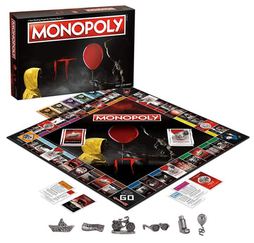 Monopoly It Board Game | Based On The 2017 Drama/Thriller It | Officially Licensed It Merchandise | Themed Classic Monopoly Game