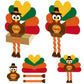 WATINC Thanksgiving Turkey Craft Kit, DIY 3D Thankful Turkey Assembly Kit for Kids Classroom, Autumn Party Favors Fall Harvest H