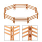 Sumind 40 Pieces Horse Corral Fencing Accessories Playset Plastic Farm Fence Toy for Barn Paddock Horse Stable Farm Animal Fence