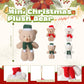 Hiboom 40 Pieces Christmas Stuffed Animal Bear Christmas Small Plush Bear Cute Bear Stuffed Animals Xmas Plush Bear Toys For Bir