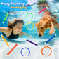 Navdlizu Diving Pool Toys For Kids Age 4-8, Underwater Training Pool Diving Rings Sticks Colorful Sinking Swimming Water Toy Wit