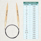 KnitPro Bamboo Circular Knitting Needle 80cm x 10mm Brown K22256
