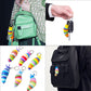 Meiest 4 Pcs Mini Fidget Slug Key-Chain Toys,3D Articulated Stretch Caterpillar Sensory Flexible Hand Toy, Ideal Party Favor Colorful Office Desk Pet Toys(Random Color)