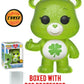 Funko Pop! Animation: Care Bears - Good Luck Bear Glitter Chase Vinyl Figure (Includes Compatible Pop Box Protector Case)