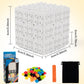 D-Fantix Building Brick Blocks 3X3X3 Speed Cube Toy, Build-On Brick 3D Magic Cube, Handheld Brain Teaser Puzzles Gift Ideas, Puzzle Building Cube Game For Kids Adults (Included Brick Separator)