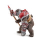 Papo - Mutant Bear Figurine - Hand-Painted Fantasy Warrior Toy for Kids Age 3+ - 36044 - protective coveringed Bear with Mace and Claws - Fantasy & Medieval Collection