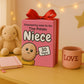 Niece Gift from Auntie, Uncle - Tiny Potato Crochet with 30 Cute Signs - Funny Birthday Gifts from Aunt or Uncle - Best Niece Ev