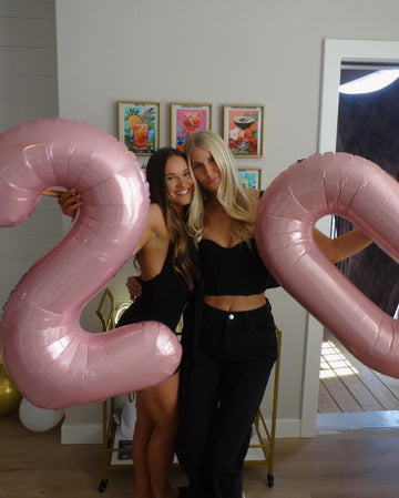 40 Inch Pearlescent Pink 1 Balloon For First Birthday, 1St Number Balloons Birthday Decorations For Girl Kids Toddler Baby, One