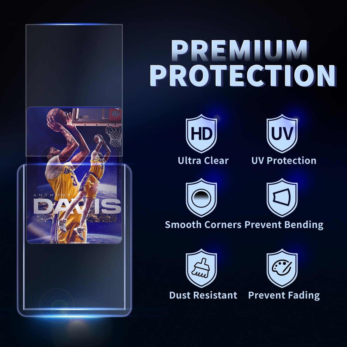 200 Card Sleeves Top Loaders for Cards  Toploaders enhanced Baseball Card Sleeve Hard Plastic  3 x 4 Trading Cards Holder  Sports Protectors(100 Toploaders + 100 Penny Sleeves)