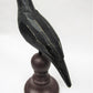 Primitives by Kathy Weathered Rustic Crow Figurine, Wood, 6"x8"x3", Burgundy/Black, Model 9716