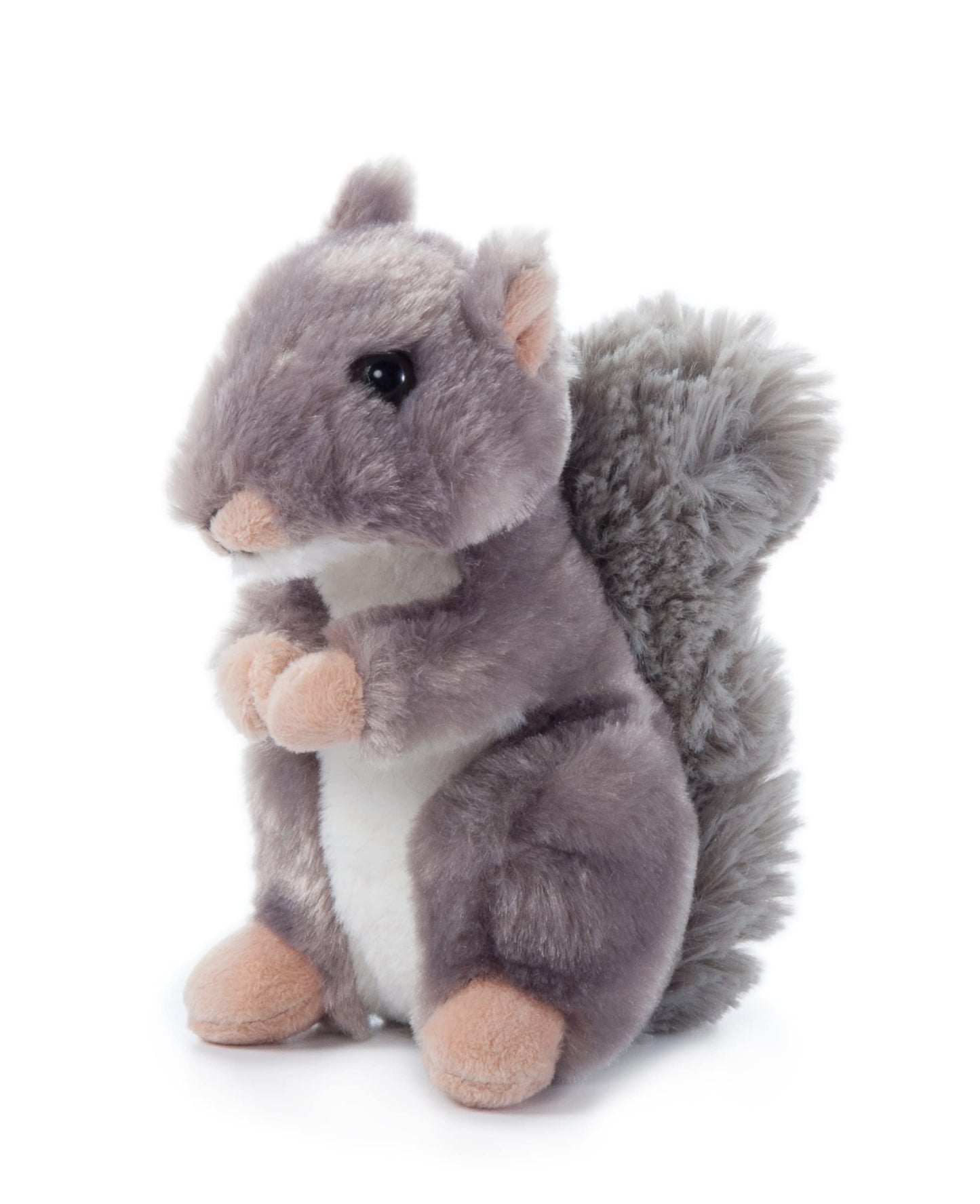 The Petting Zoo Squirrel Plush Toy, 6" Brown Stuffed Animal, Recycled Materials, Model 421019, Gifts for Kids