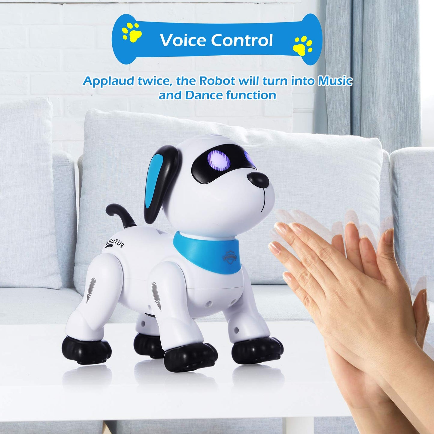 Yiman Remote Control Robot Dog Toy, Programmable Interactive & Smart Dancing Robots For Kids 5 And Up, Rc Stunt Toy Dog With Sound Led Eyes, Electronic Pets Toys Robotic Dogs For Kids Gifts,Pink