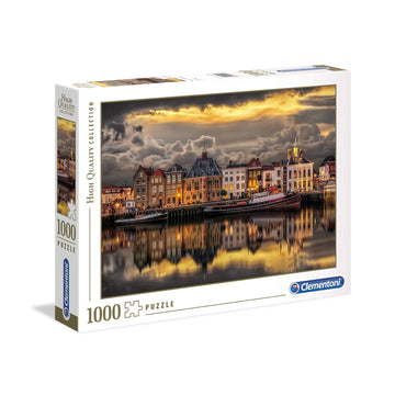 Clementoni 39421 Clementoni-39421-Dutch Dreamworld-1000 Pieces, Multi-Colour
