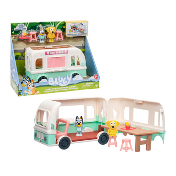 Bluey - Ice Cream Truck, Ice Cream Truck, Includes Friend Figurine, Playset with Stickers and Accessories, What Ice Cream Flavor