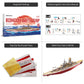 Piececool 3D Puzzles For Adults Metal Battleship Model Kits, Kongou Warship 3D Metal Models Building Kits For Adults Teens Diy C