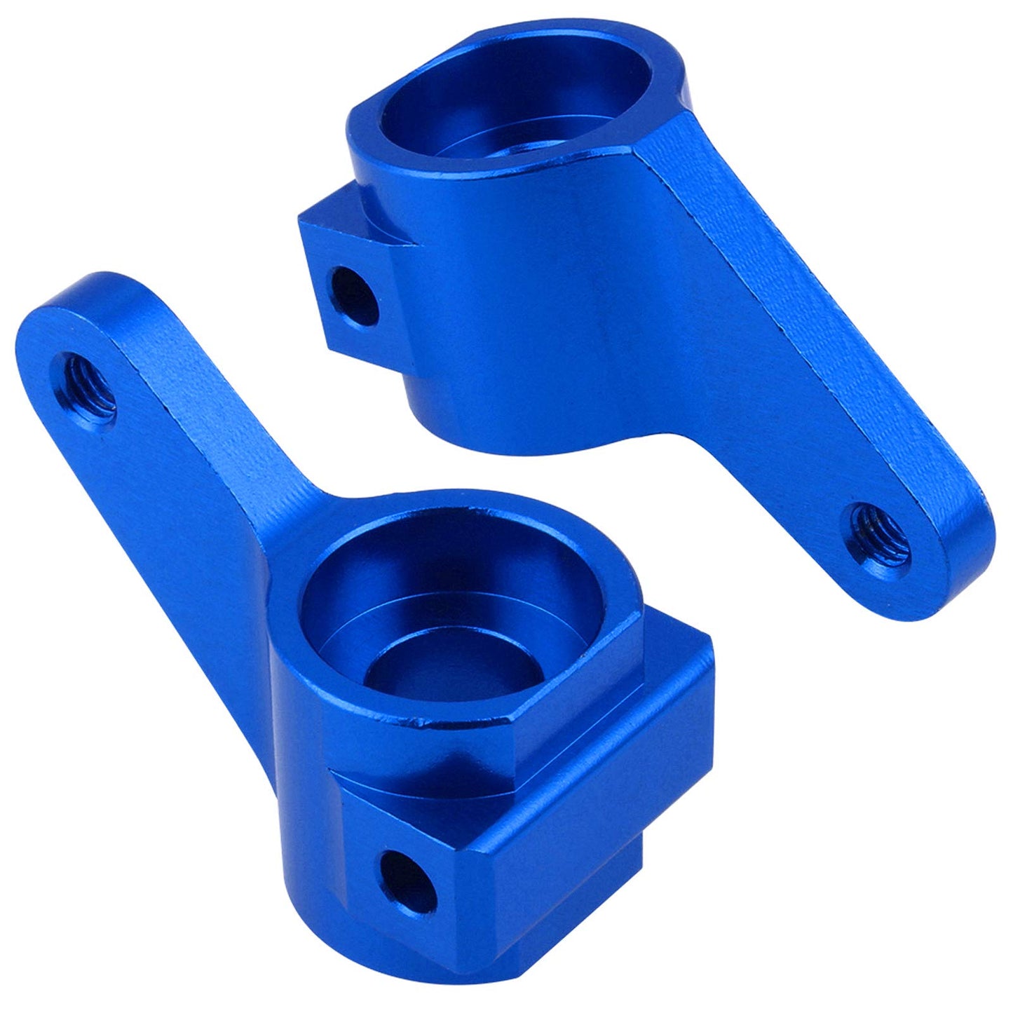 HobbyPark Aluminum Caster Blocks C-Hubs & Steering Blocks Knuckles for Traxxas 1/10 2WD Slash, Rustler, Stampede, Nitro Slash, R