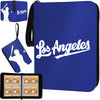 Baseball Card Binder With Sleeves 400 Pocket, Los Angeles Baseball Card Holder For Trading Cards Baseball Collector Album Sports