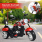 OLAKIDS Kids Electric Motorcycle, 6V Battery Powered Ride on Chopper Motorcycle with Horn, Headlights, 3 Training Wheels Electri