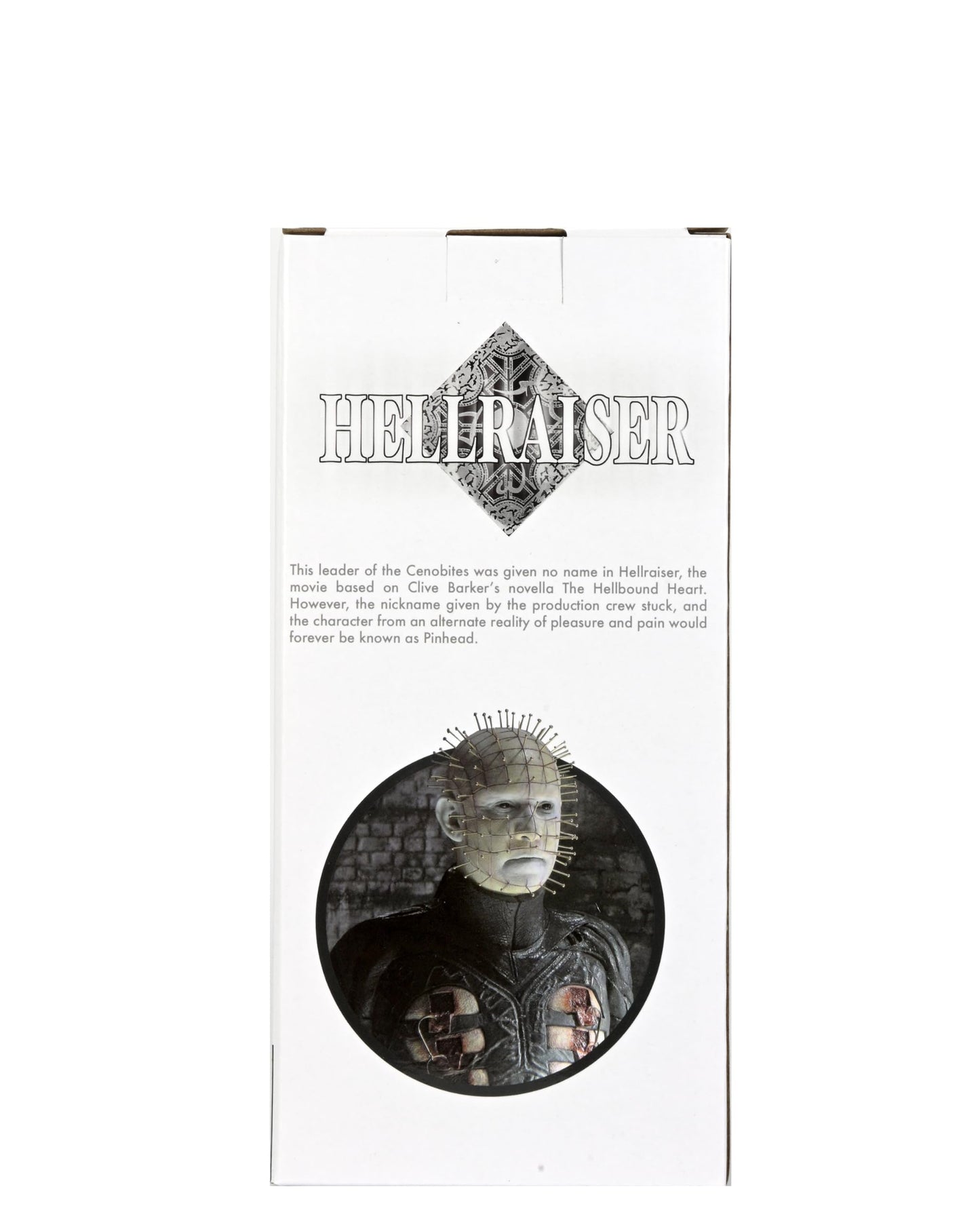 NECA Hellraiser Pinhead Head Knocker - Black Polyresin Figurine, One Size, Model 634482330401