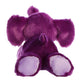 Aurora® Adorable Mini Flopsie™ Violet Elephant™ Stuffed Animal - Playful Ease - Timeless Companions - Purple 8 Inches