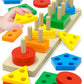Montessori Toys For 1 2 3 Year Old Boy Girl, Toys For Ages 2-4 0-2 Toddlers Kids Baby, 1 2 Year Old Boy Girl Birthday Gifts, Woo